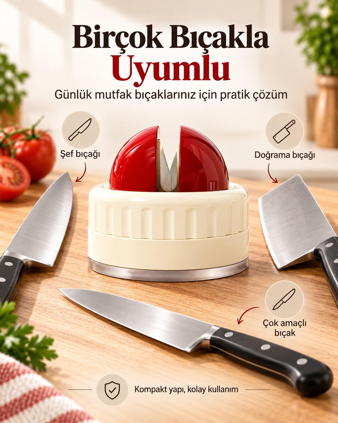 Birçok bıçakla uyumlu